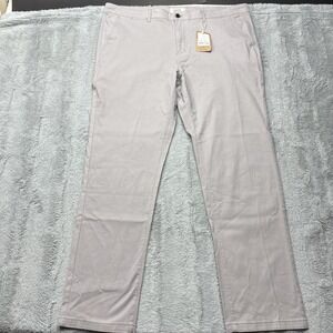 NWT~ESSYSHE Men's Pants Slim Fit Chino Pants Gray 38x30